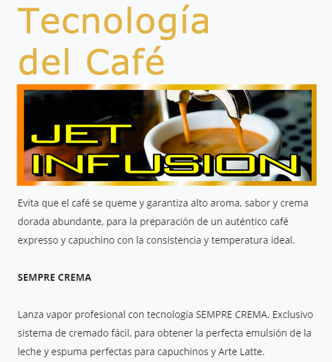 Máquina de Café Express/Capuchinera Forza con molino